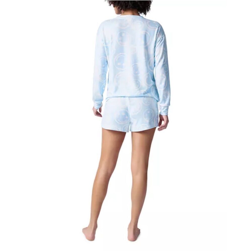 Pj Salvage NWT Happy Days Comfort Smiley Short Lounge Pajama Set Medium - Picture 2 of 5